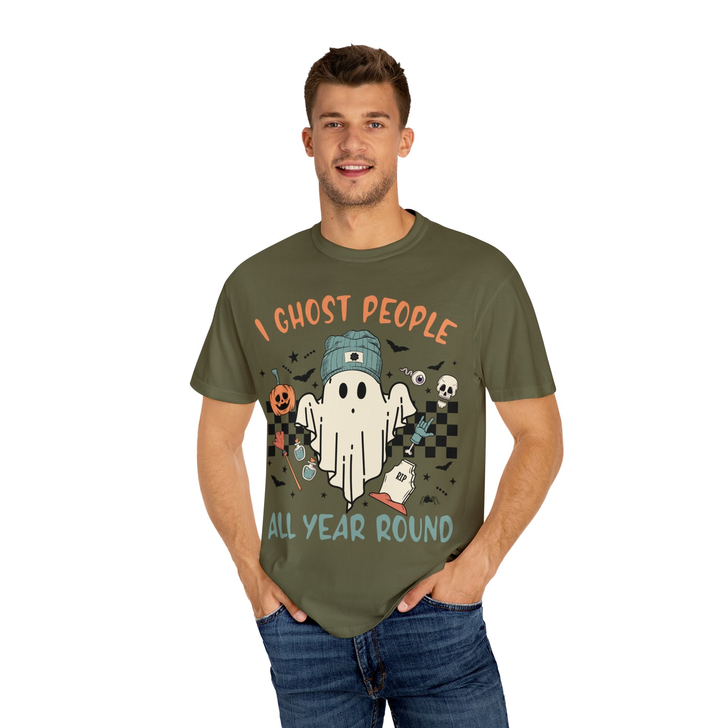 I Ghost people Unisex Garment-Dyed T-shirt
