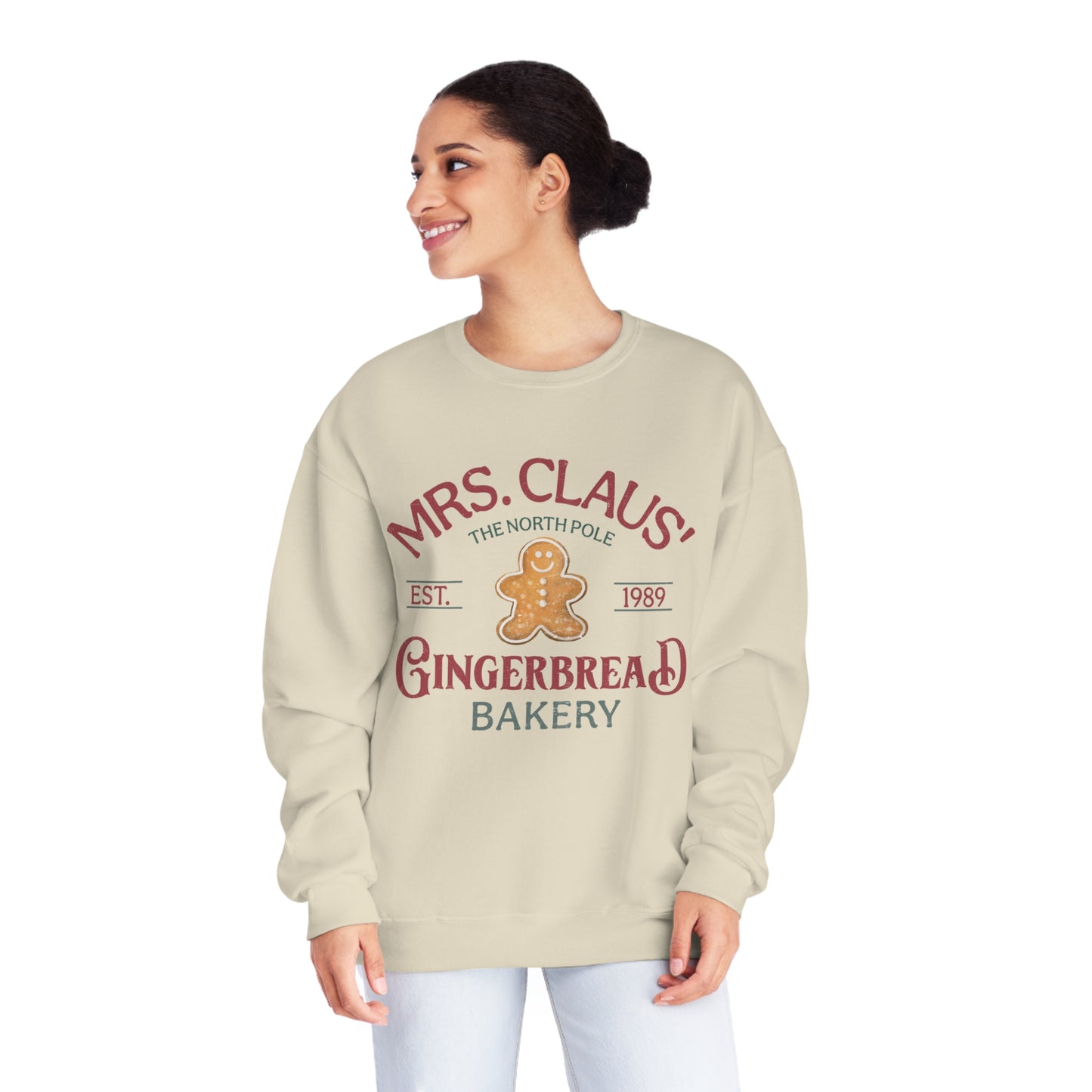 Mrs Claus Gingerbread Sweatshirt