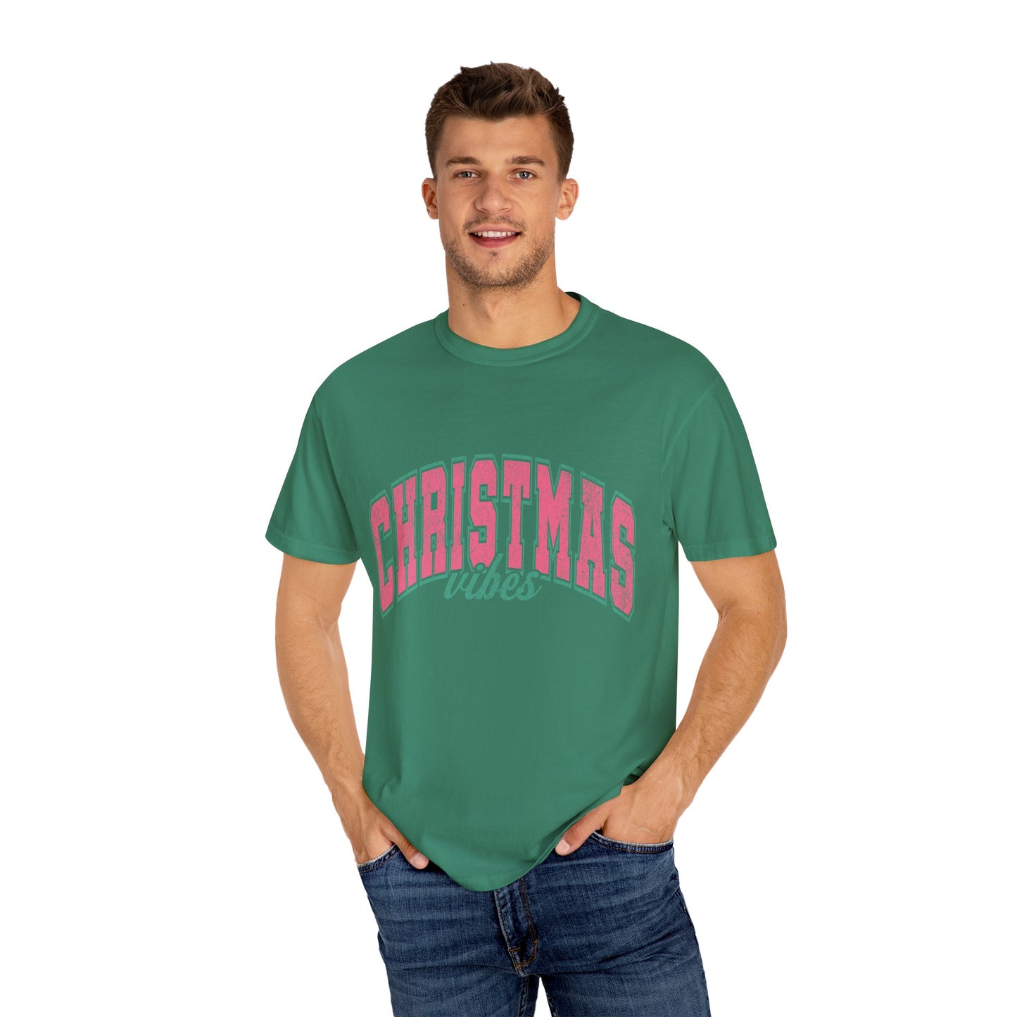 Christmas Vibes Garment-Dyed T-shirt