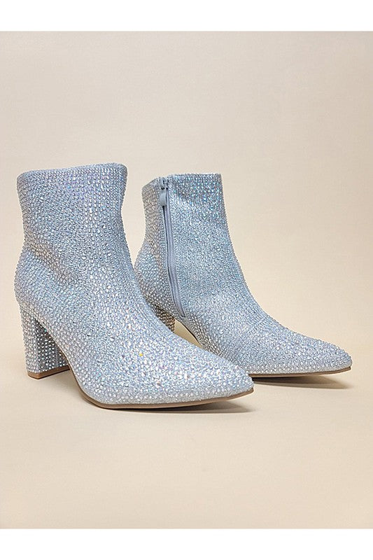 Ice Rhinestones boots