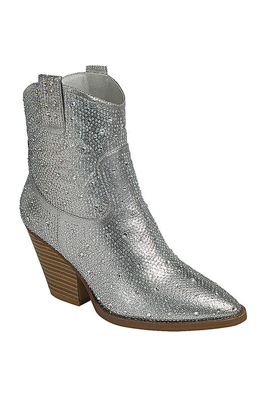 Rhinestones Boots