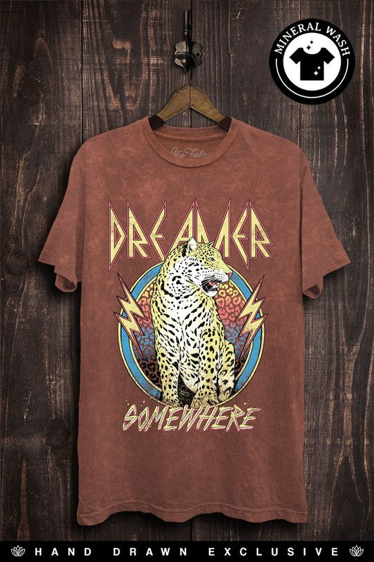 Dreamer Leopard Graphic Top