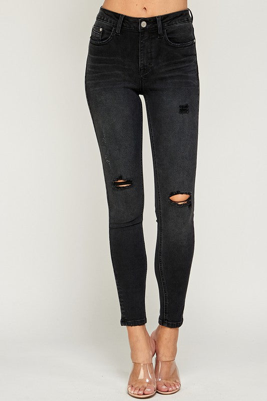 Black Ripped Jeans for a Perfect Fi