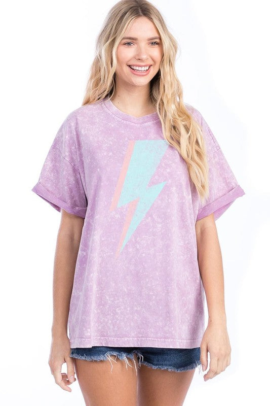 Lightening Streaks Twice Tee