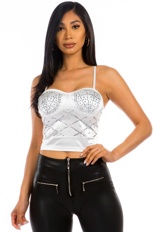 Rhinestones Top