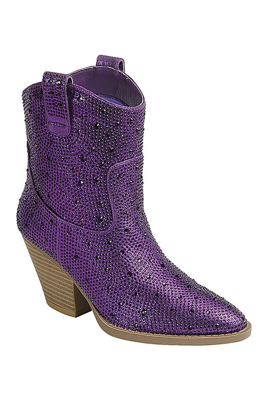 Rhinestones Boots