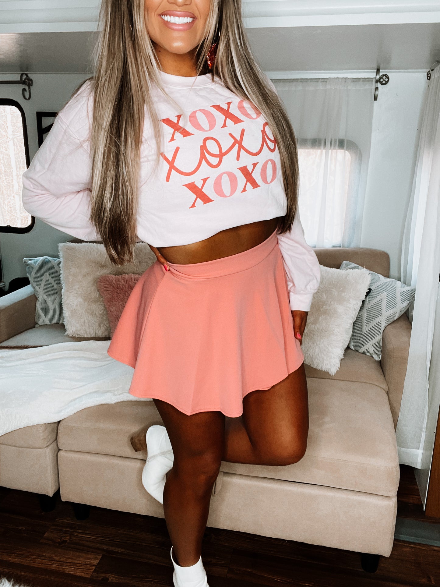 Tickle Me Pink Skort