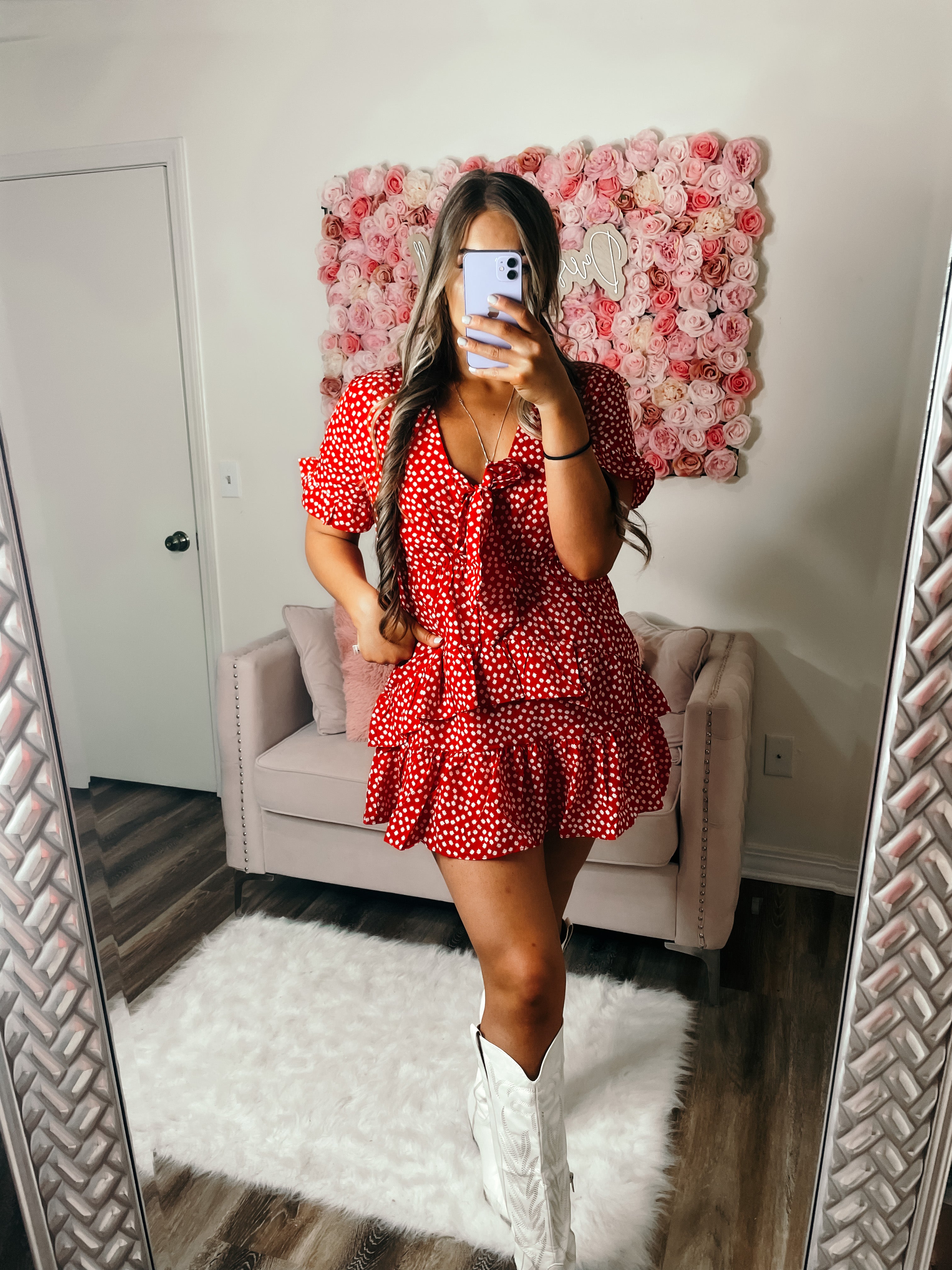 Ruby Red Dress – DRESSED TO CHILL BOUTIQUE