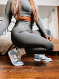 Gray Workout Stretch Set