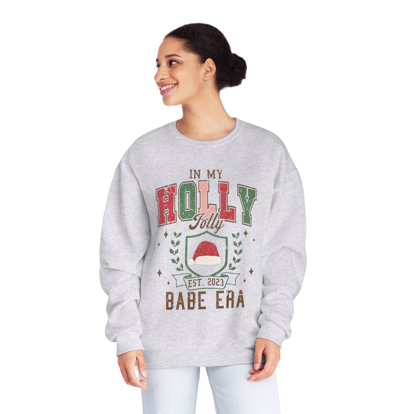 Holly Christmas Babe Sweatshirt