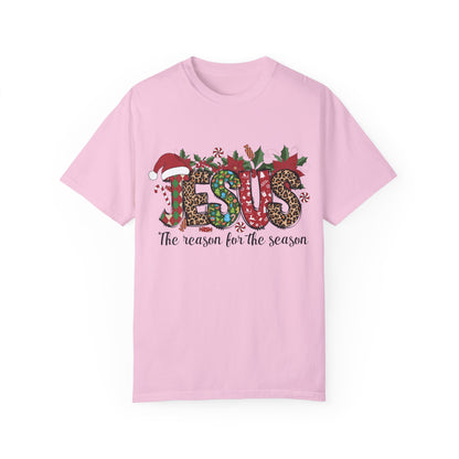 Jesus Christmas Garment-Dyed T-shirt