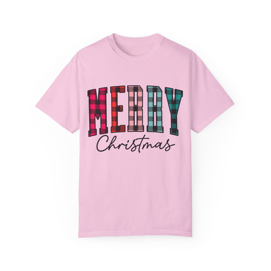 Merry Christmas Garment-Dyed T-shirt