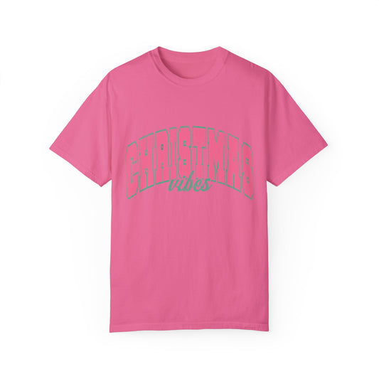 Christmas Vibes Garment-Dyed T-shirt