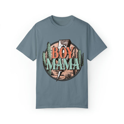 Boy Mama Unisex Garment-Dyed T-shirt