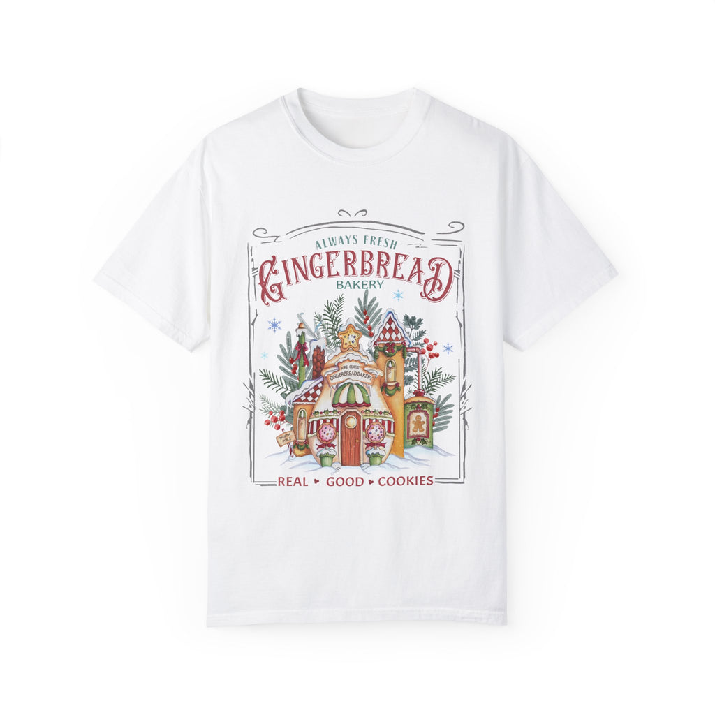 Christmas Gingerbread Garment-Dyed T-shirt