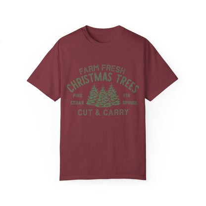 Christmas tree Garment-Dyed T-shirt