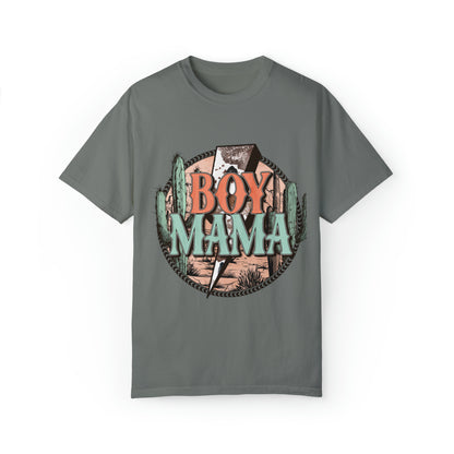 Boy Mama Unisex Garment-Dyed T-shirt
