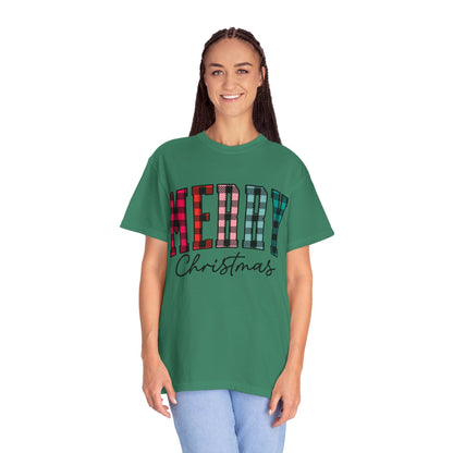 Merry Christmas Garment-Dyed T-shirt