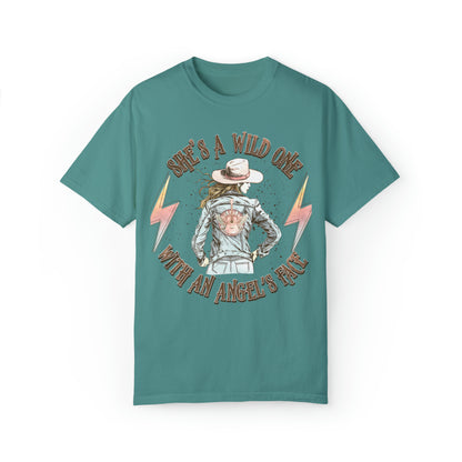 She's a wild one Unisex Garment-Dyed T-shirt