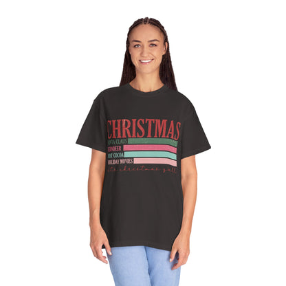 Christmas Retro Garment-Dyed T-shirt