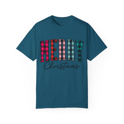 Merry Christmas Garment-Dyed T-shirt