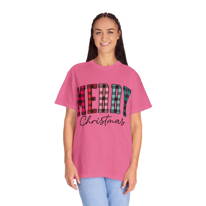 Merry Christmas Garment-Dyed T-shirt