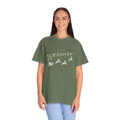 Sleighin it Garment-Dyed T-shirt