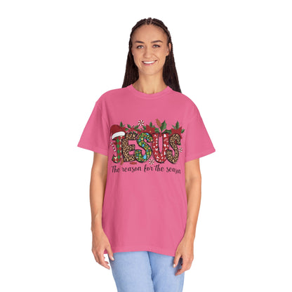 Jesus Christmas Garment-Dyed T-shirt