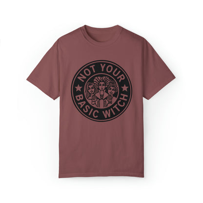 Not your Basic Witch Graphic logo tee