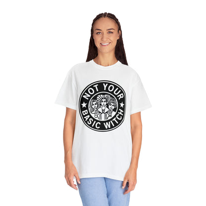 Not your Basic Witch Graphic logo tee