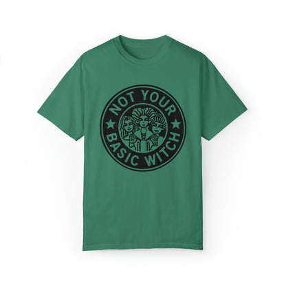 Not your Basic Witch Graphic logo tee