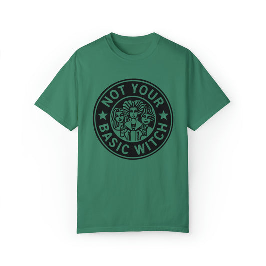 Not your Basic Witch Graphic logo tee