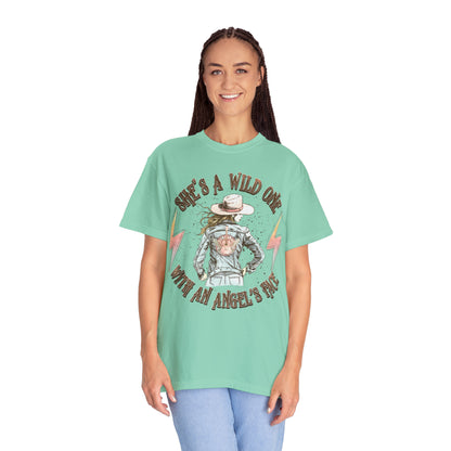 She's a wild one Unisex Garment-Dyed T-shirt