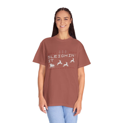 Sleighin it Garment-Dyed T-shirt