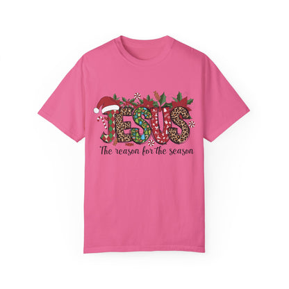 Jesus Christmas Garment-Dyed T-shirt