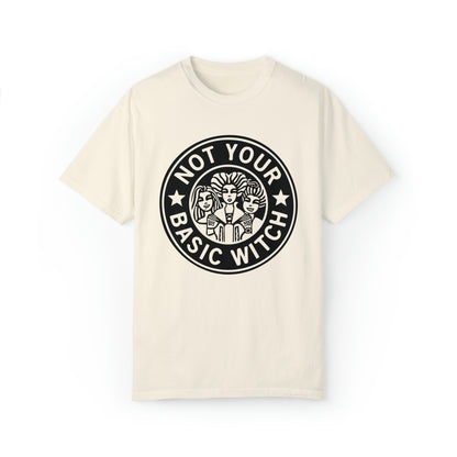 Not your Basic Witch Graphic logo tee