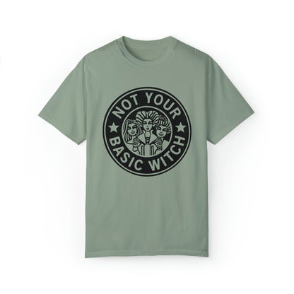 Not your Basic Witch Graphic logo tee