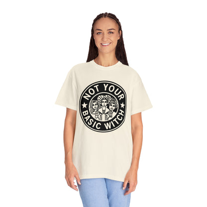Not your Basic Witch Graphic logo tee
