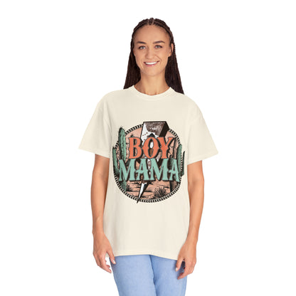 Boy Mama Unisex Garment-Dyed T-shirt