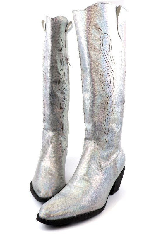 Beautiful Western Style Tall Boots