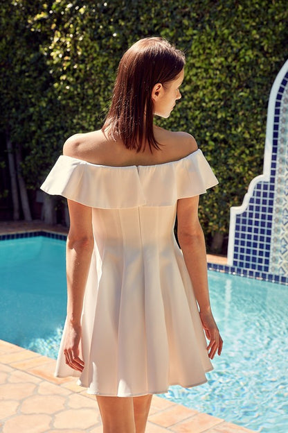 Summer Line Ruffle Dress