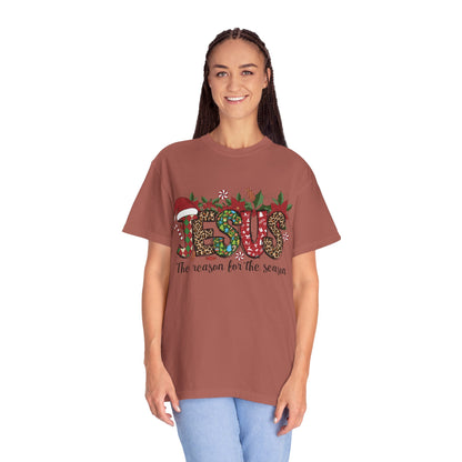 Jesus Christmas Garment-Dyed T-shirt