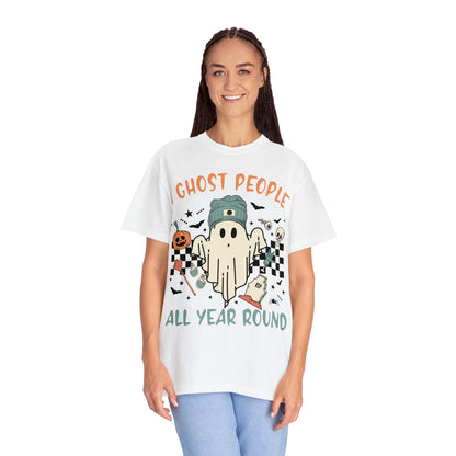 I Ghost people  Unisex Garment-Dyed T-shirt