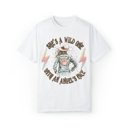 She's a wild one Unisex Garment-Dyed T-shirt