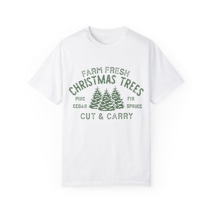 Christmas tree Garment-Dyed T-shirt