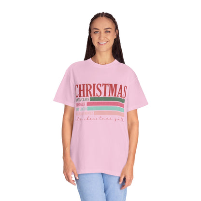 Christmas Retro Garment-Dyed T-shirt