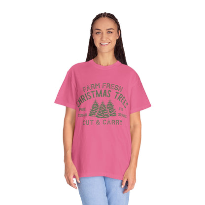 Christmas tree Garment-Dyed T-shirt