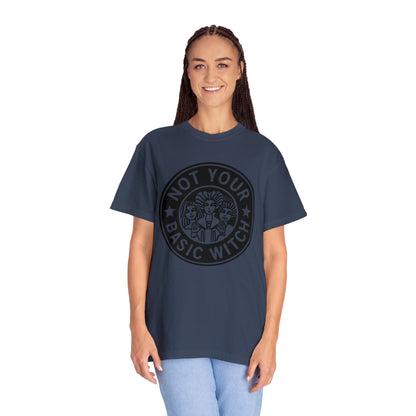 Not your Basic Witch Graphic logo tee