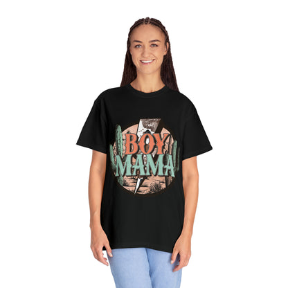 Boy Mama Unisex Garment-Dyed T-shirt
