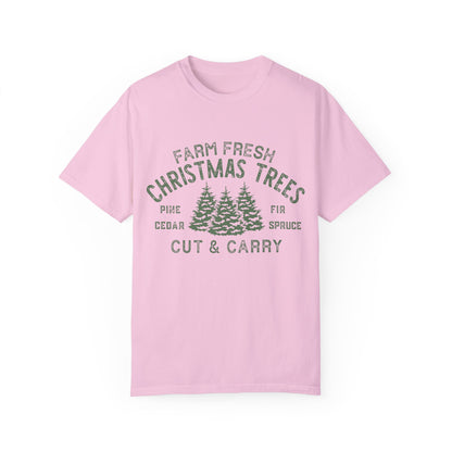 Christmas tree Garment-Dyed T-shirt